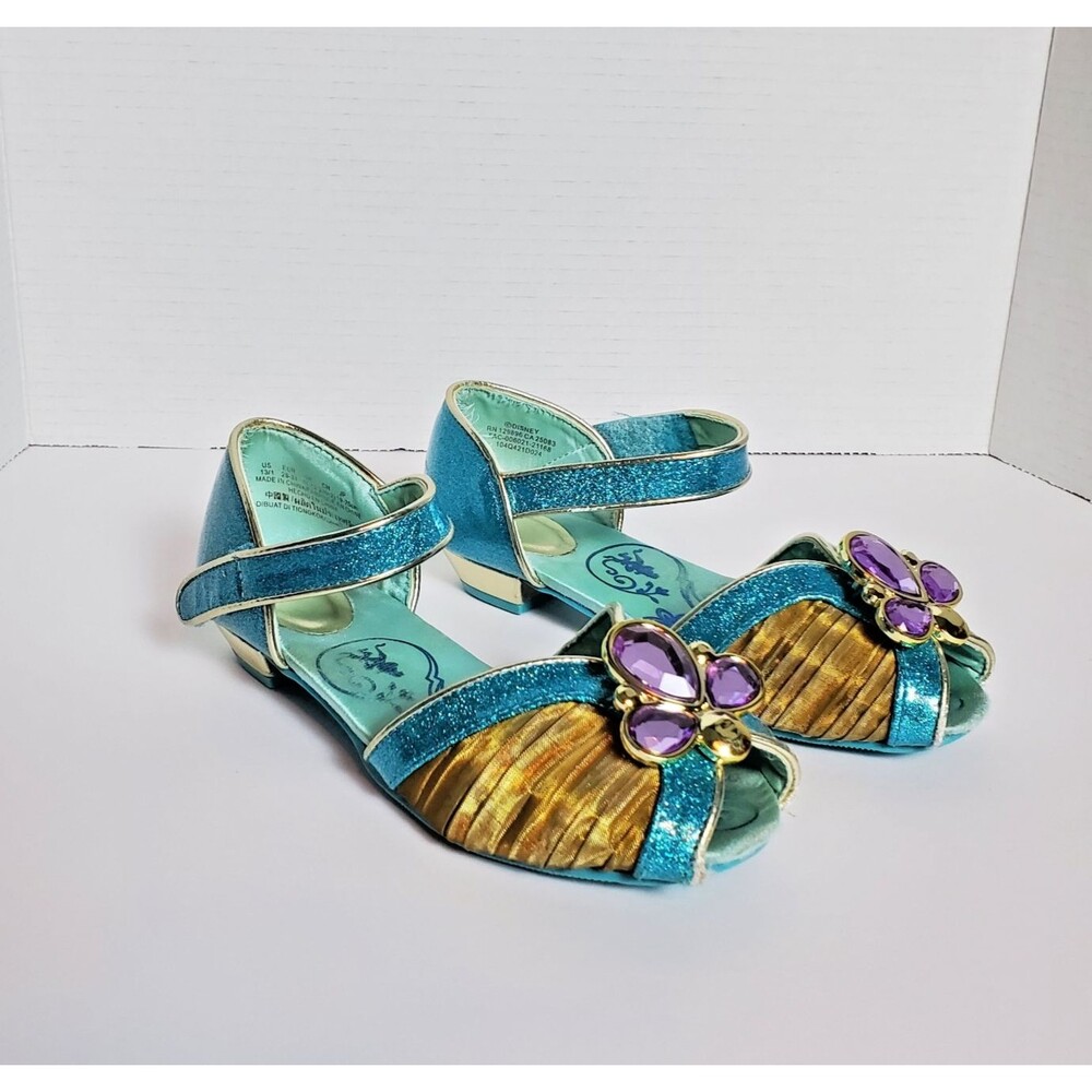 Disney Princess Jasmine Costume Shoes, Size US13/1